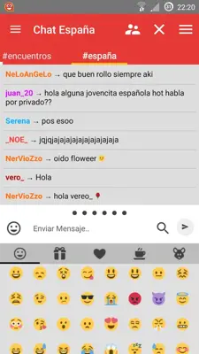 Chat España android App screenshot 2